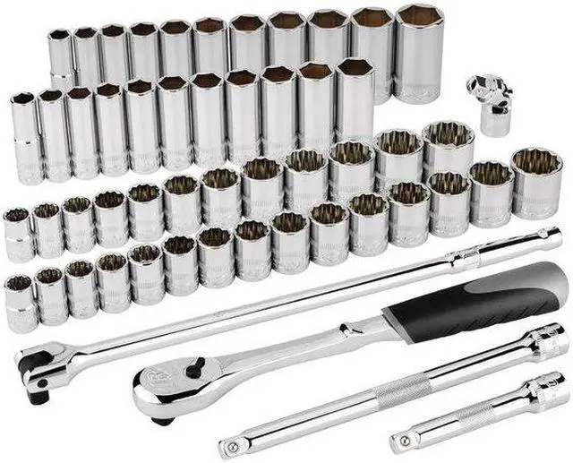 Alt view image 4 of 4 - INGERSOLL-RAND 752002 54 Piece 1/2 Inch Drive SAE/Metric Master Socket and