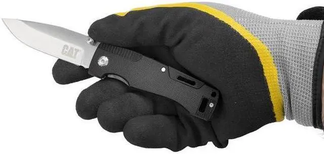 Alt view image 2 of 4 - CAT 980000 6-1/2 Inch Drop Point Folding Knife