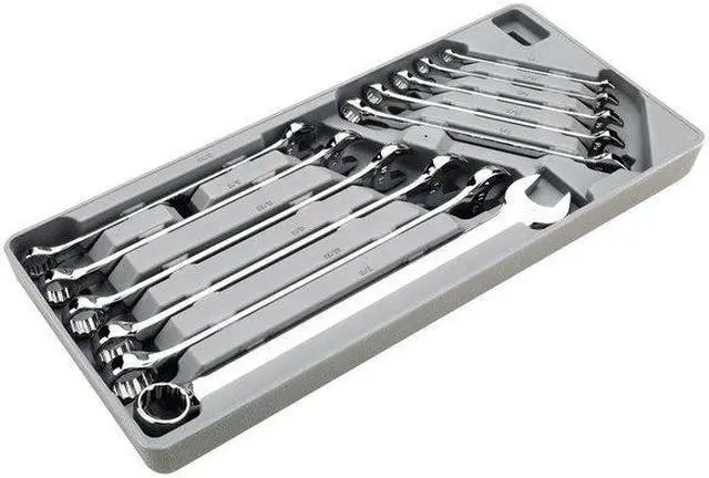 Alt view image 3 of 3 - INGERSOLL-RAND 752058X 11 Piece SAE Long Pattern Combination Wrench Set