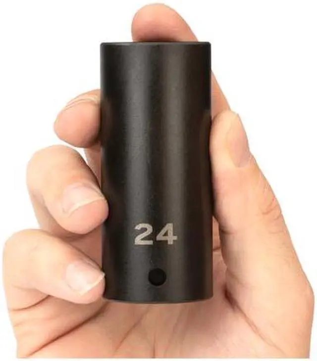 Alt view image 3 of 3 - TEKTON SID23124 1/2 Inch Drive x 24 mm Deep 6-Point Impact Socket