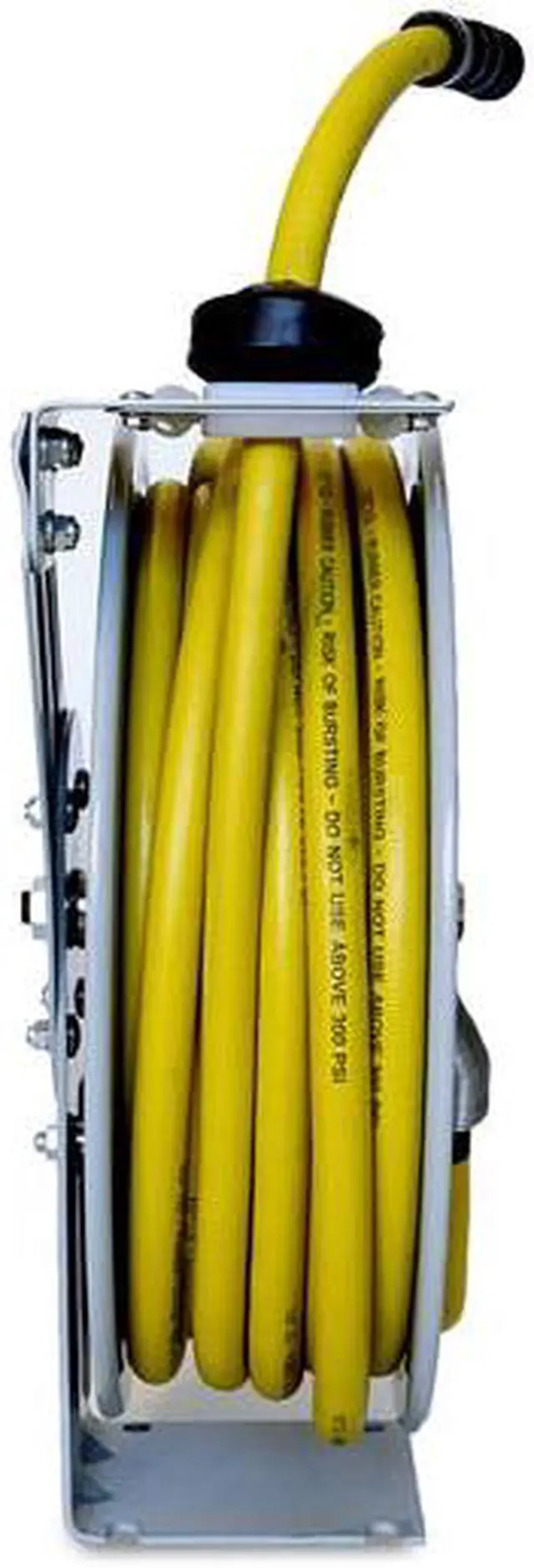 Alt view image 4 of 7 - STEELMAN 96840-IND Enclosed Spring Garden Center Water / Pneumatic Hose Reel