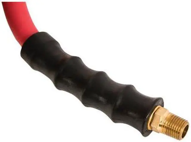 Alt view image 3 of 3 - STEELMAN 60394 25-Foot x 3/8" ID Rubber Air Hose with 1/4" NPT Brass Fittings