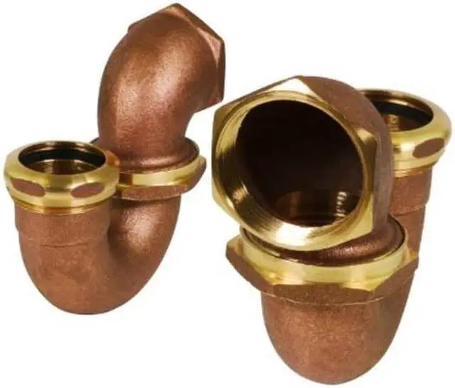 Alt view image 4 of 5 - EVERFLOW 21315 IPSx1-1/2" LA Pattern Trap for Tubular Drain Applications, Brass
