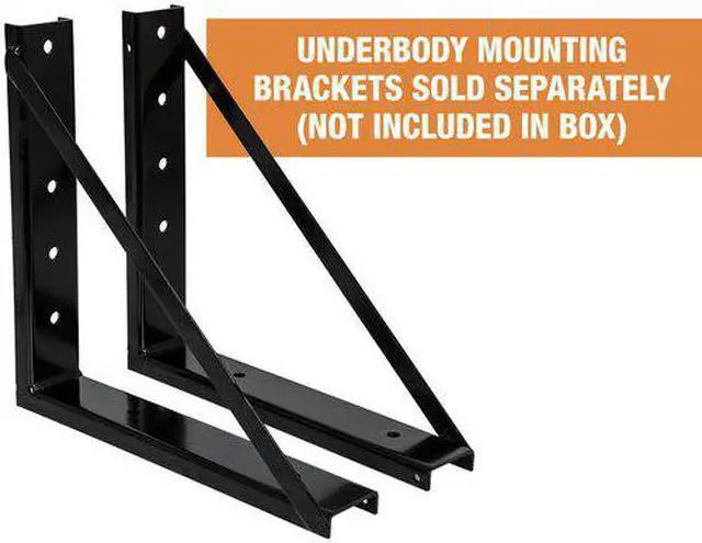 Alt view image 4 of 5 - BUYERS PRODUCTS 1703322 15x13x24 Inch Black Steel Underbody Truck Box with