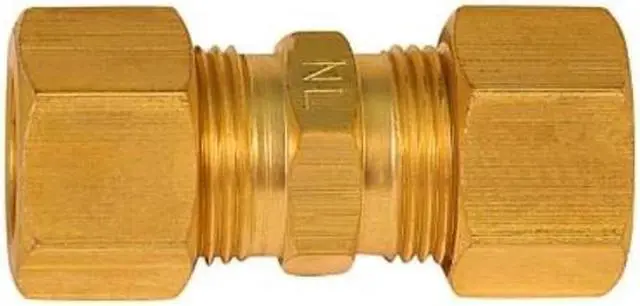 Alt view image 2 of 6 - EVERFLOW C62-58-NL 5/8" O.D. COMP Union Pipe Fitting; Lead Free Brass