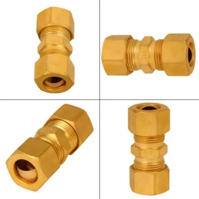 Alt view image 3 of 6 - EVERFLOW C62-58-NL 5/8" O.D. COMP Union Pipe Fitting; Lead Free Brass