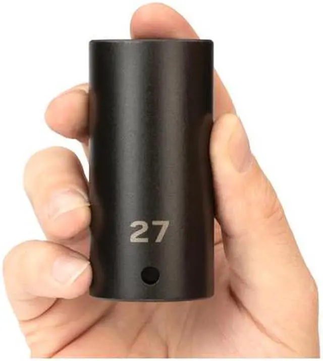 Alt view image 3 of 3 - TEKTON SID23127 1/2 Inch Drive x 27 mm Deep 6-Point Impact Socket