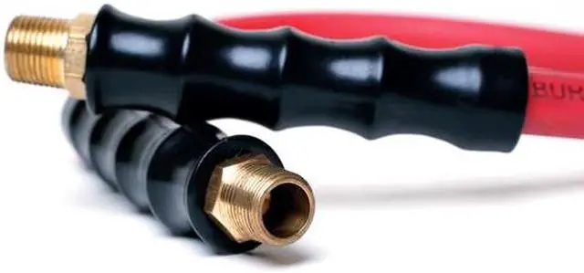 Alt view image 4 of 6 - STEELMAN 98456-IND 24" Rubber Hose Reel Connection Hose with 3/8" NPT Brass