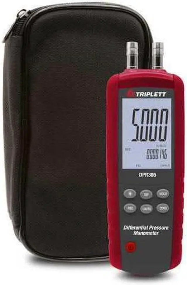 Alt view image 2 of 3 - TRIPLETT DPR305 Differential Pressure Manometer 5 psi