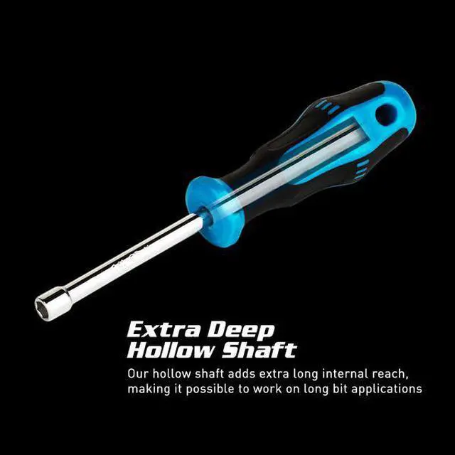 Alt view image 6 of 8 - CAPRI TOOLS 25000-NDS7H3PS Kontour SAE Hollow Shaft Nut Driver Set, 7 pcs