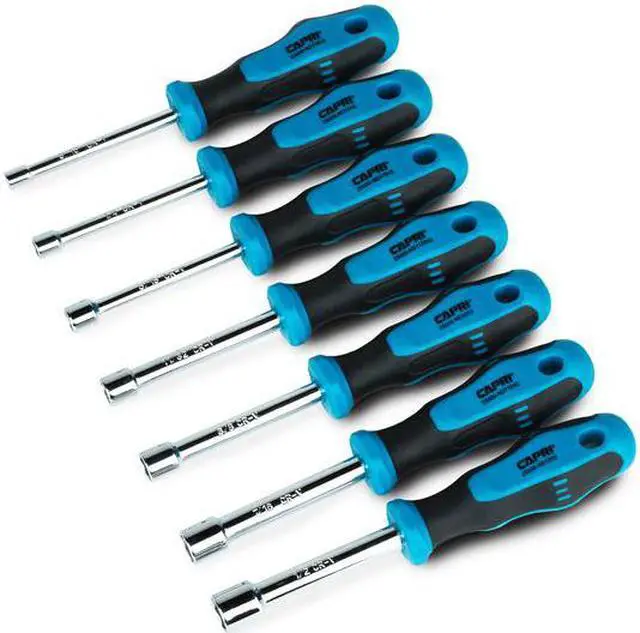 Alt view image 2 of 8 - CAPRI TOOLS 25000-NDS7H3PS Kontour SAE Hollow Shaft Nut Driver Set, 7 pcs