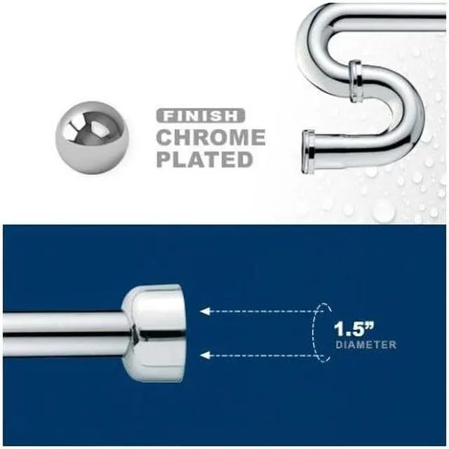 Alt view image 3 of 3 - EVERFLOW 12914-K S-Trap w/Flange, w/Box Escutcheon for Tubular Drain