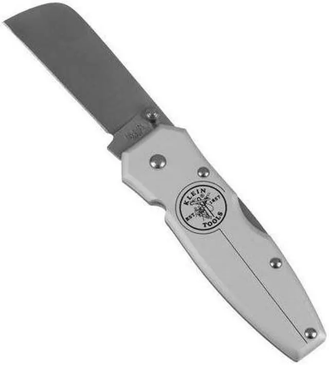 Alt view image 2 of 3 - KLEIN TOOLS 44007 Lightweight Lockback Knife 2-1/2-Inch Coping Blade, Silver