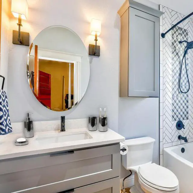 Alt view image 5 of 7 - BLUE DONUTS BD3550360 Elegant Bathroom Accessories Set, Silver, Ceramic, 4 Piece