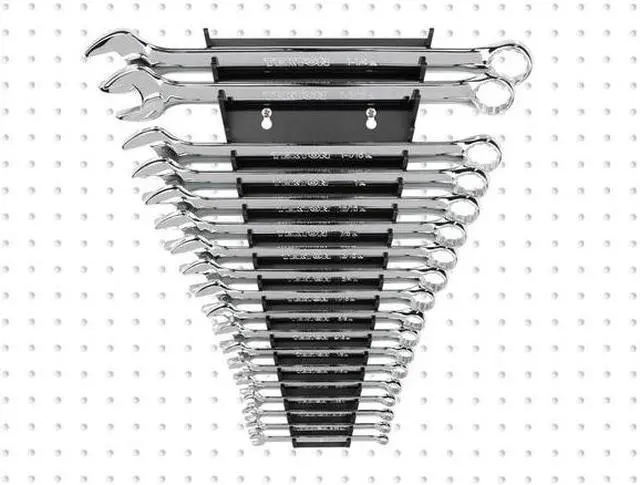 Alt view image 6 of 6 - TEKTON ORG29119 19-Tool Combination Wrench Organizer Rack, Black