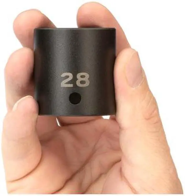 Alt view image 3 of 3 - TEKTON SID22128 1/2 Inch Drive x 28 mm 6-Point Impact Socket