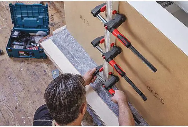 Alt view image 3 of 3 - BESSEY GK30 Bar Clamp, Plastic Handle and 2 3/8 in Throat Depth