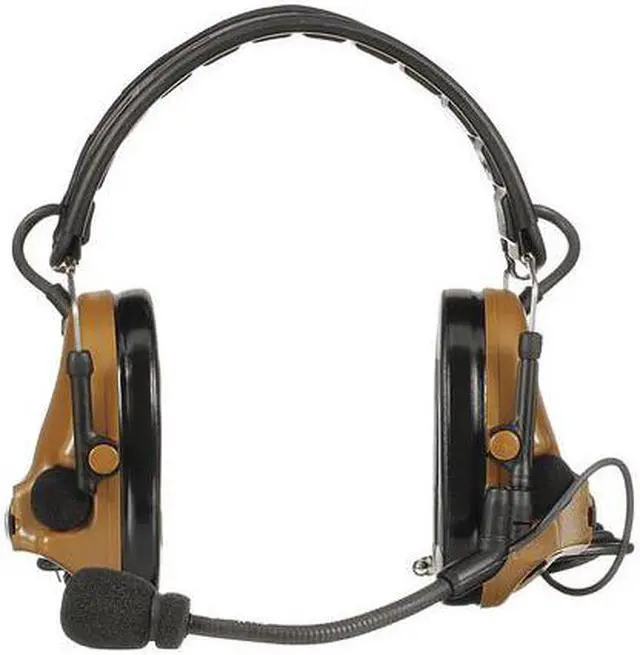 Main image of 3M MT20H682FB-19 CY Tactical Headset,Foldable,Dual Lead,Brn