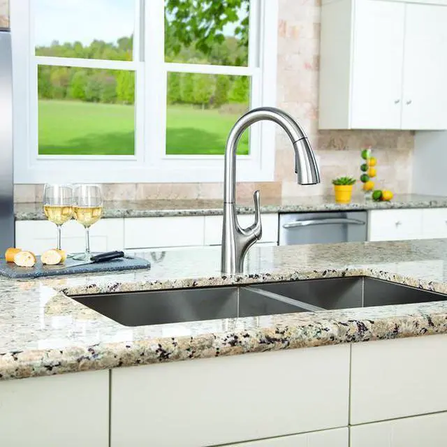 Alt view image 6 of 6 - SPEAKMAN SB-2142-SS Manual, 1 Hole Pull Down Kitchen Faucet