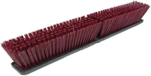 Alt view image 2 of 2 - WEILER 42354 24" Green Works Sweep Coarse Maroon Fill with Foam Block