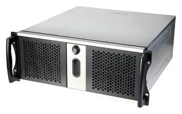 Alt view image 2 of 7 - CHENBRO RM42300-F1 Black Steel / Plastic 4U Rackmount Server Case 3 External 5.25" Drive Bays