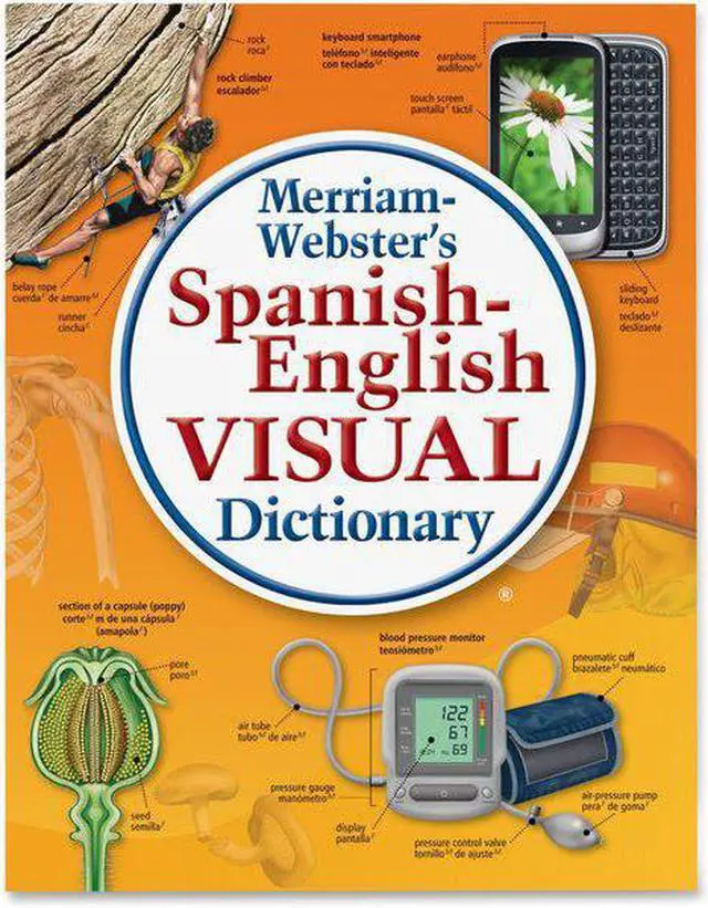 Alt view image 6 of 6 - Merriam Webster MER292-5 Spanish-English Visual Dictionary, Paperback, 1152 Pages