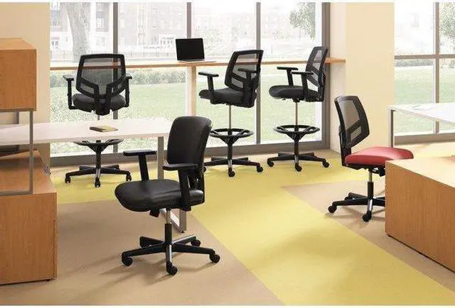 Alt view image 10 of 17 - HON Volt Mesh Leather Task Chair