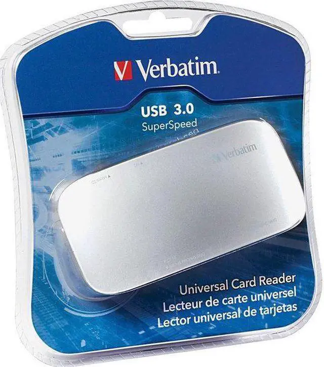 Alt view image 17 of 20 - Verbatim 97706 USB 3.0 USB 3.0 Universal Card Reader