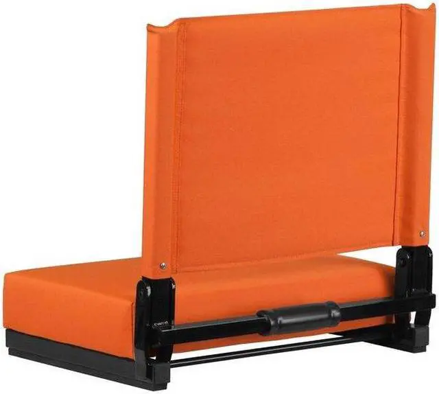Alt view image 12 of 20 - Grandstand Comfort Seats by Flash with Ultra-Padded Seat in Orange
