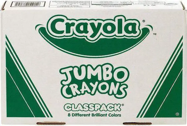 Alt view image 12 of 12 - Crayola. 528389 Jumbo Classpack Crayons, 25 Each of 8 Colors, 200/Box