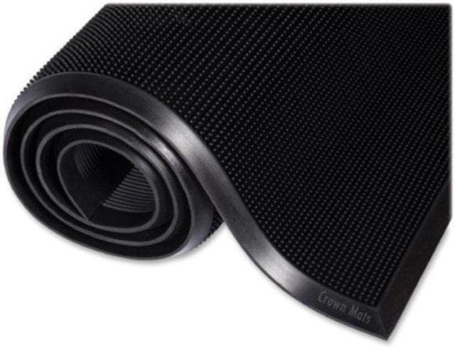 Alt view image 6 of 9 - Crown Mat-A-Dor Entrance/Scraper Mat Rubber 24 x 32 Black MASR42BK