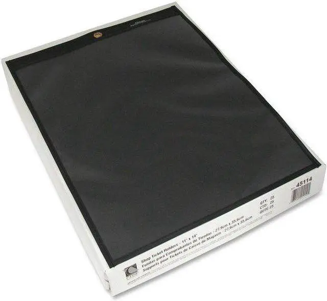 Alt view image 9 of 14 - C-Line Shop Ticket Holders Stitched One Side Clear 75" 11 x 14 25/BX 45114
