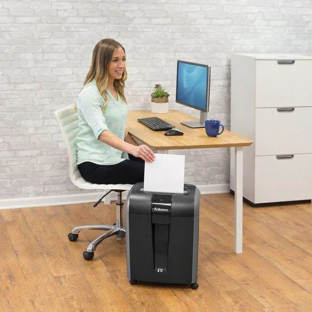 Alt view image 8 of 9 - Fellowes 4601001 Powershred 73Ci Light-Duty Cross-Cut Shredder