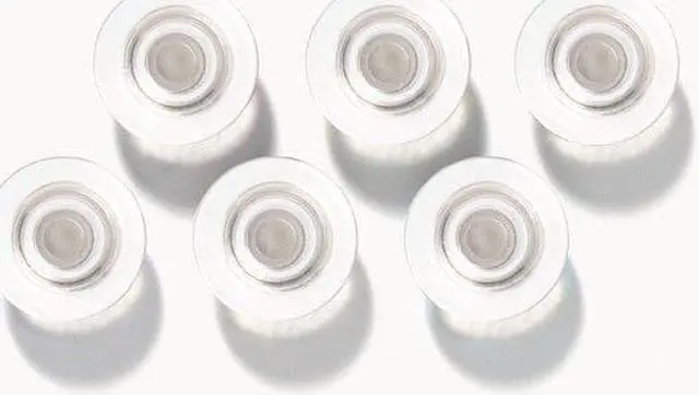Alt view image 11 of 14 - Quartet Glass Magnets, Large, 0.45" Dia, Clear, 6/Pack 85391