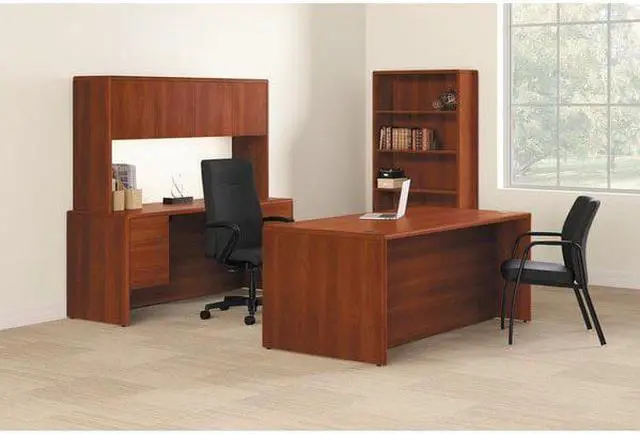 Alt view image 9 of 10 - HON - H107398.COGNCOGN - 10700 Series Bridge, 42w x 20d x 29 1/2h, Cognac