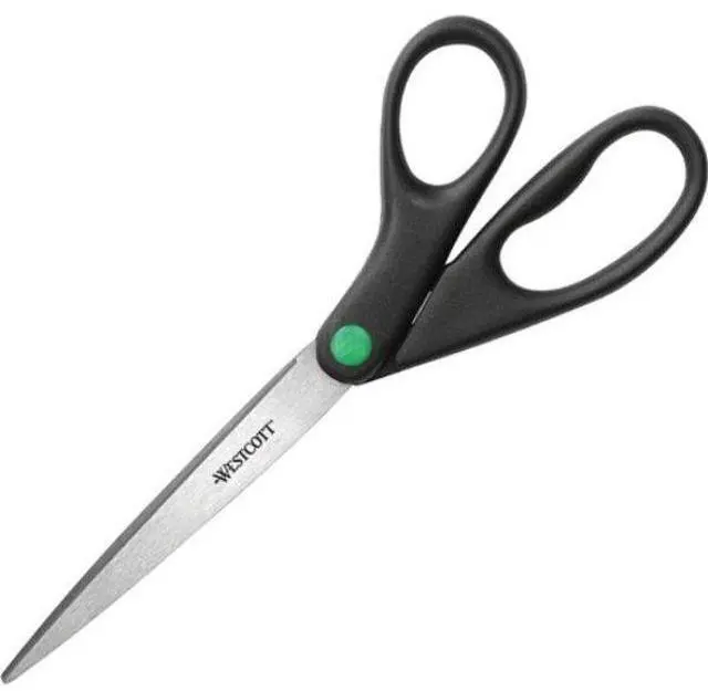 Alt view image 6 of 10 - Westcott KleenEarth Recycled Scissors Black 9" Long 13138