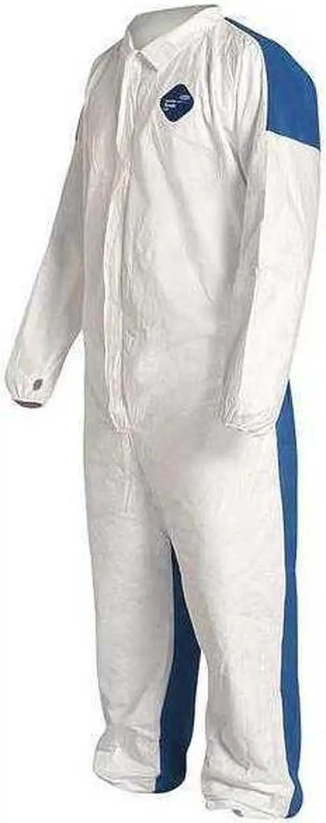 Alt view image 2 of 2 - DUPONT TD125SWB2X0025CM Tyvek 400 Collared Disposable Coverall, High Density