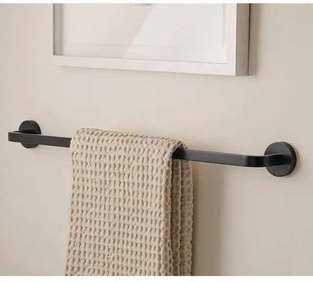 Alt view image 3 of 4 - SPEAKMAN SA-2707-MB Vector SA-2707-MB Towel Bar 24in.