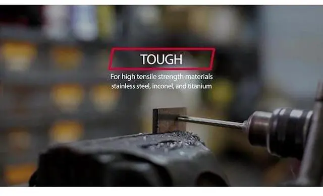 Alt view image 9 of 13 - Drill America 59/64in Cobalt Heavy Duty Split Point Stub Drill Bit