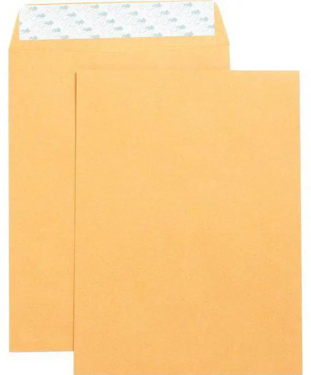 Alt view image 5 of 6 - Business Source Catalog Envelopes Self Seal Plain 9"x12" 250/BX Kraft 42120