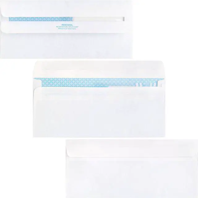 Alt view image 12 of 20 - Business Source Double Window Envelopes No. 9 3-7/8"x8-7/8" 500/BX White 36681