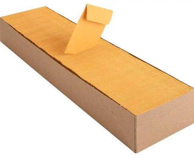 Alt view image 18 of 20 - Business Source Coin Envelopes No.1 24lb. 500/BX 2-1/4"x3-1/2" Kraft 04440