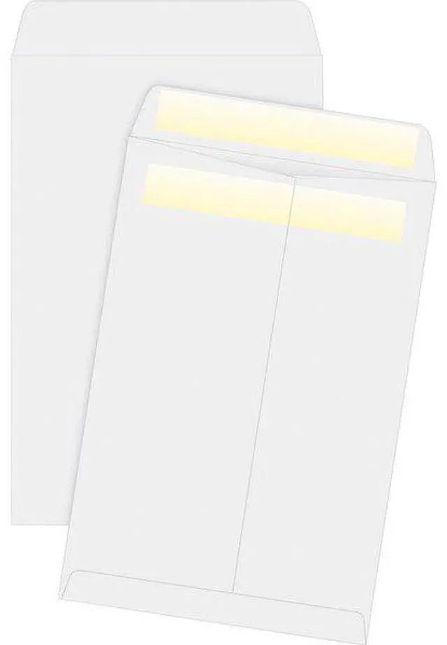 Alt view image 6 of 6 - Business Source Press/Seal Catalog Envelopes 28lb 6"x9" 100/BX WE Wove 04647