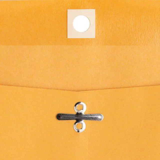 Alt view image 13 of 14 - Business Source 36665 Heavy-Duty Clasp Envelope, Clasp - #97 (10" x 13") - 28 lb - Kraft - 100/Box , 1 Box