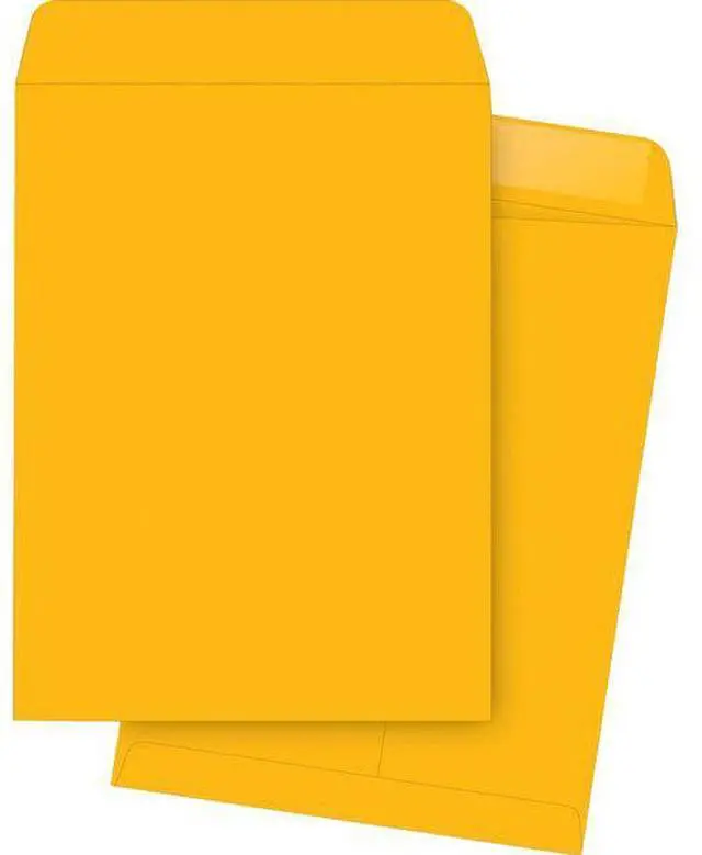 Alt view image 8 of 8 - Business Source Catalog Envelopes Plain 10"x13" 250/BX Kraft 42101