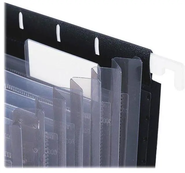 Alt view image 11 of 17 - Smead Hanging Expanding File Portable Ltr 11-7/8"x9-1/4" BK 65125
