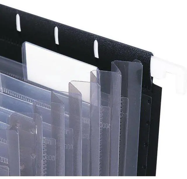 Alt view image 14 of 17 - Smead Hanging Expanding File Portable Ltr 11-7/8"x9-1/4" BK 65125