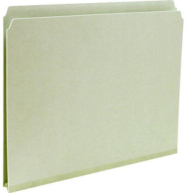 Alt view image 6 of 7 - Smead Manufacturing Company SMD13200 Folder- Straight Tab Cut- 9-.50in.H- Letter-Size- Gray