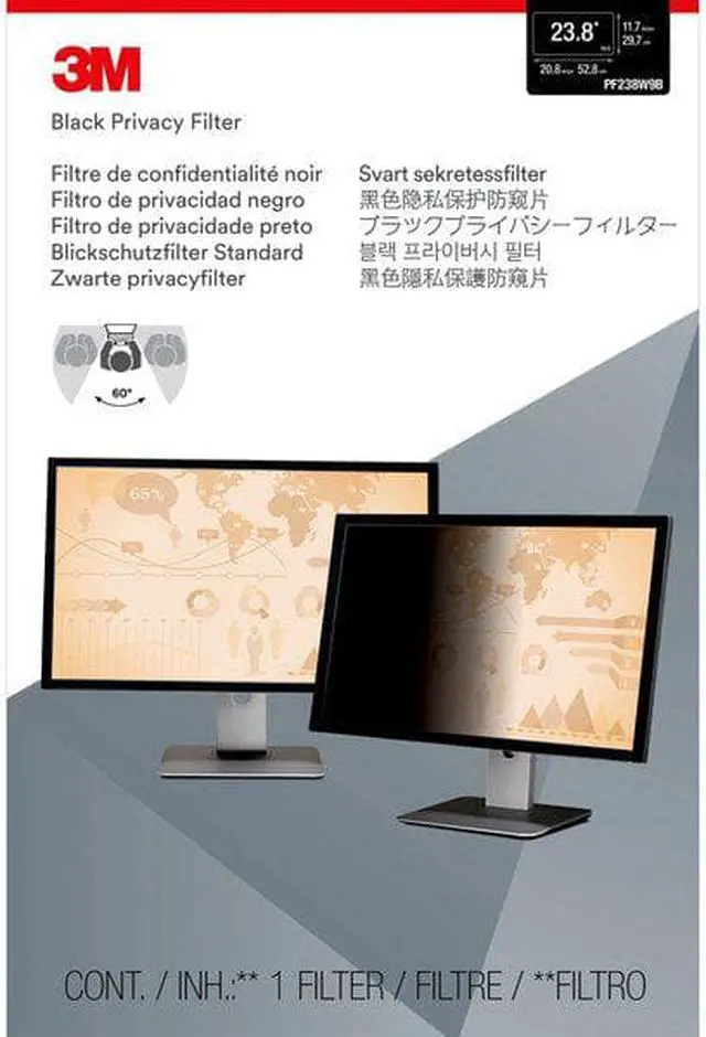 Alt view image 8 of 14 - PRIVACY FILTER FOR 23.8IN WS