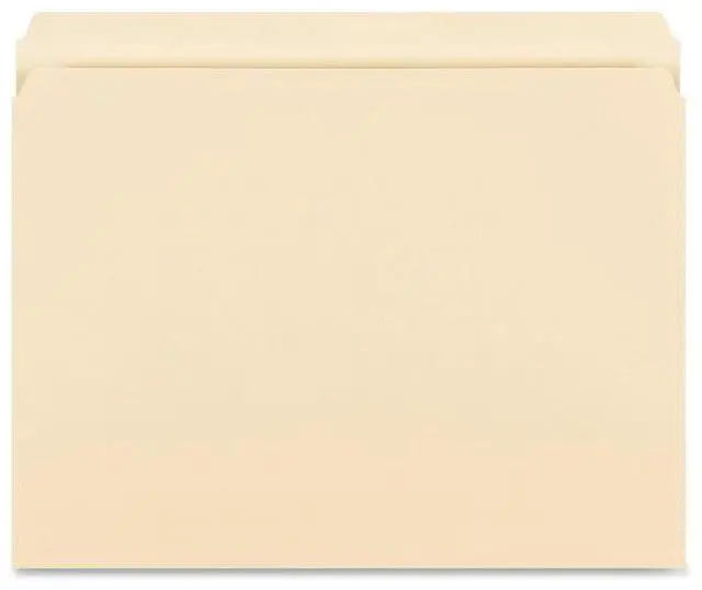 Alt view image 7 of 8 - Business Source Straight-Cut 1-ply Tab Heavyweight File Folders - Letter - 8 1/2" x 11" Sheet Size - Straight Tab Cut -